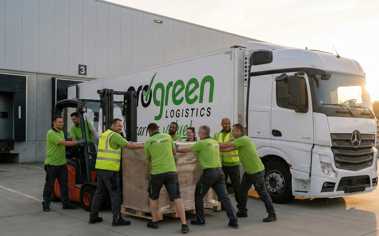 Progreen GmbH – Logistik – Transport